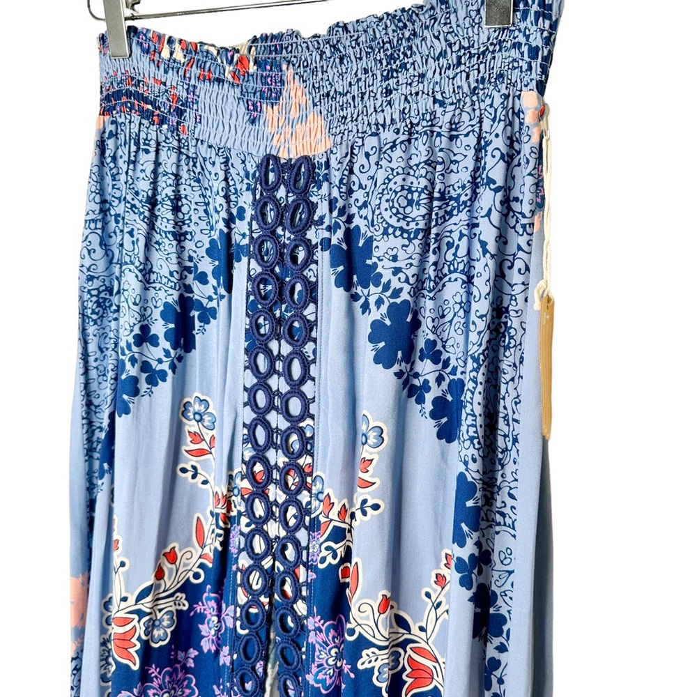 NWT Green Dragon Floral Embroidered Maxi Skirt Small - Picture 4 of 6